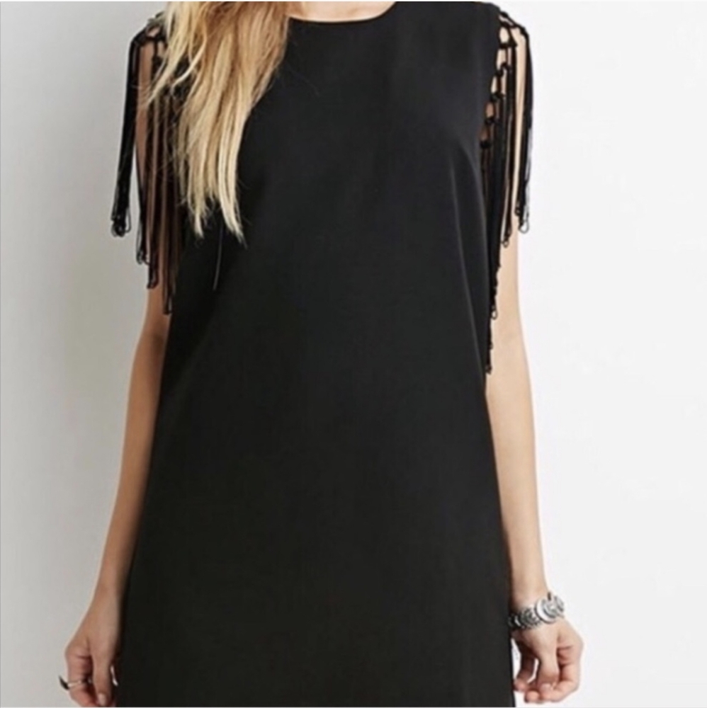 Forever 21 Women's Tassel Shift Dress